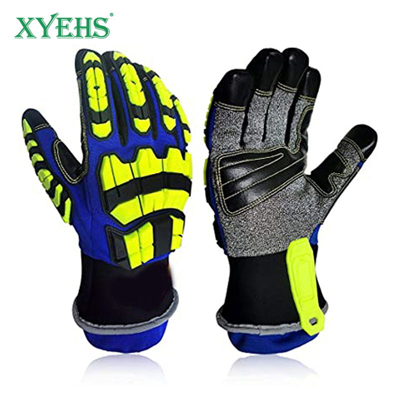 Work Glove Impact - Luvas de Trabalho de Segurança XYEHS