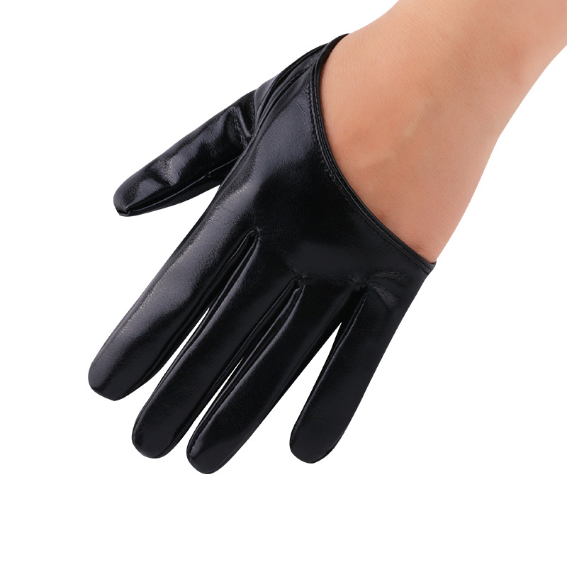 Leather Driving Glove - 1 par moda feminina apertado dedo