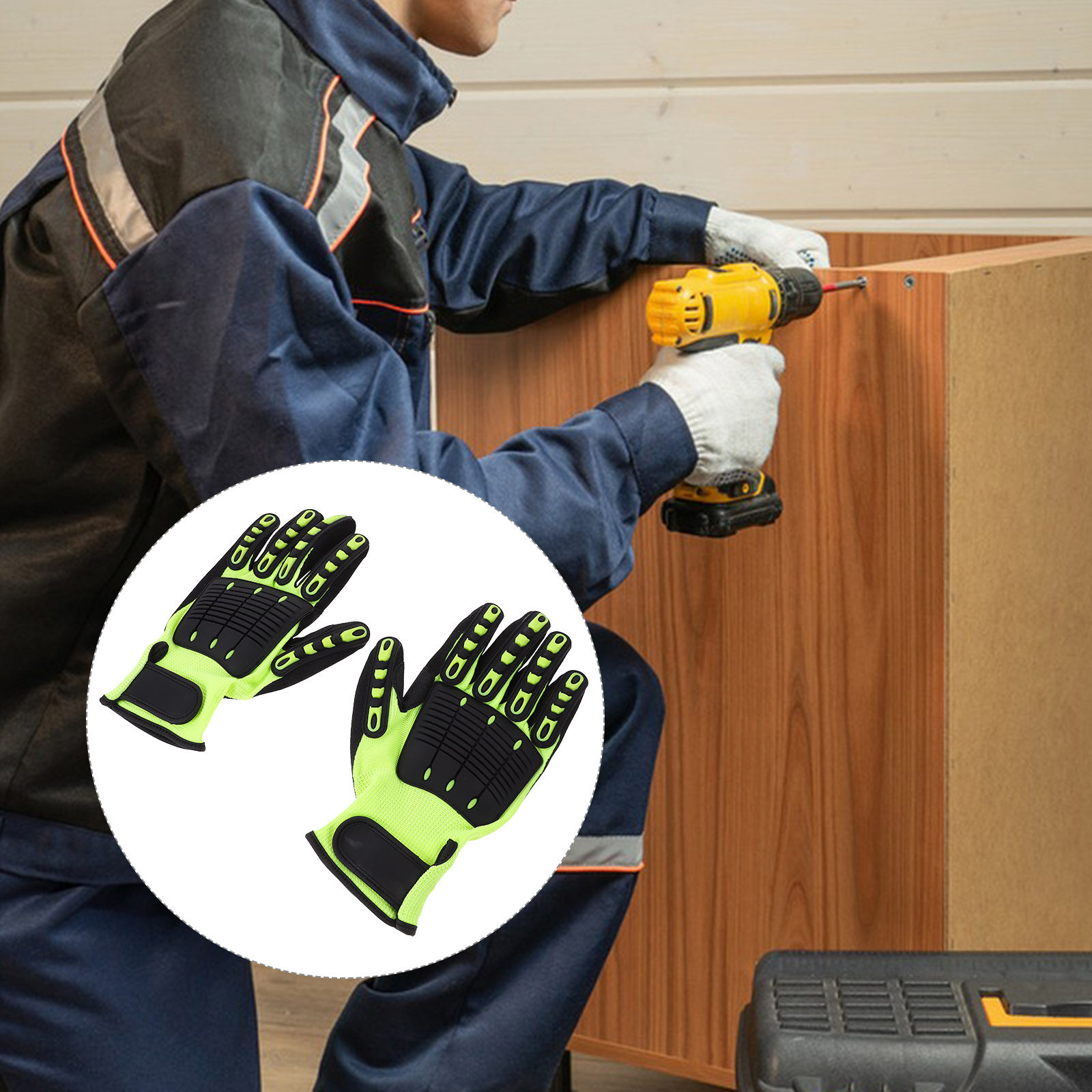 1 Par de Luvas de Jardinagem R - Work Glove Impact avaliação e preço