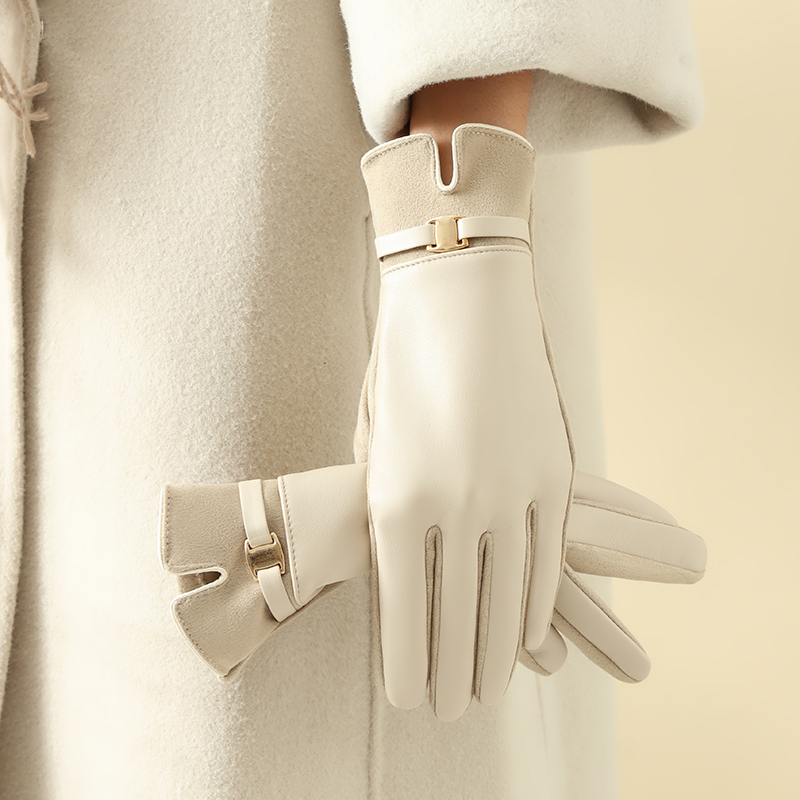 1 par de luvas para mulheres n - Leather Driving Glove avaliação e preço