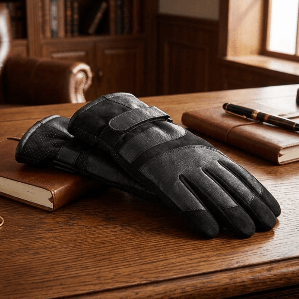 Luvas de Inverno Masculinas em - Leather Driving Glove avaliação e preço