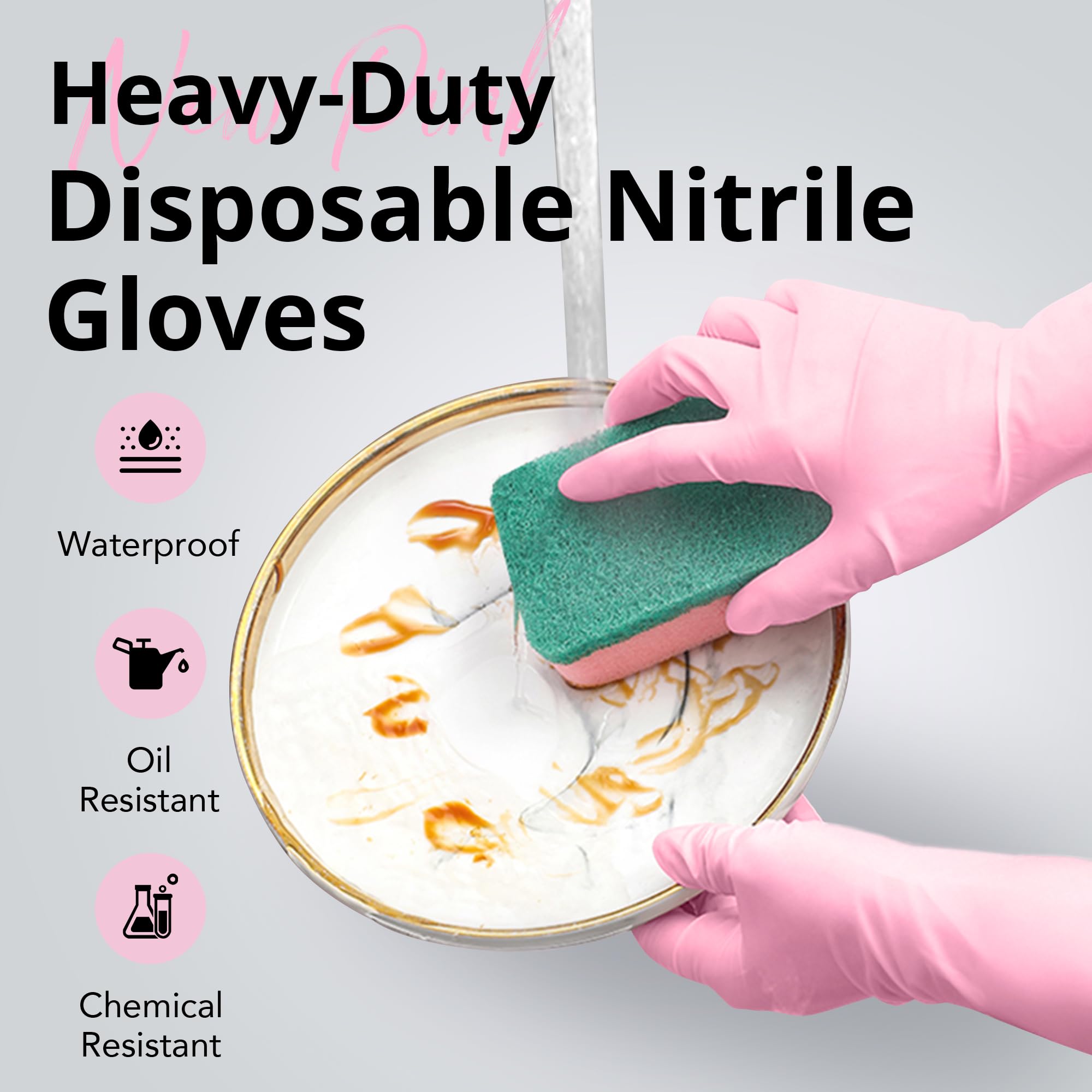 Luvas descartáveis de limpeza  - Exam Glove Nitrile avaliação e preço