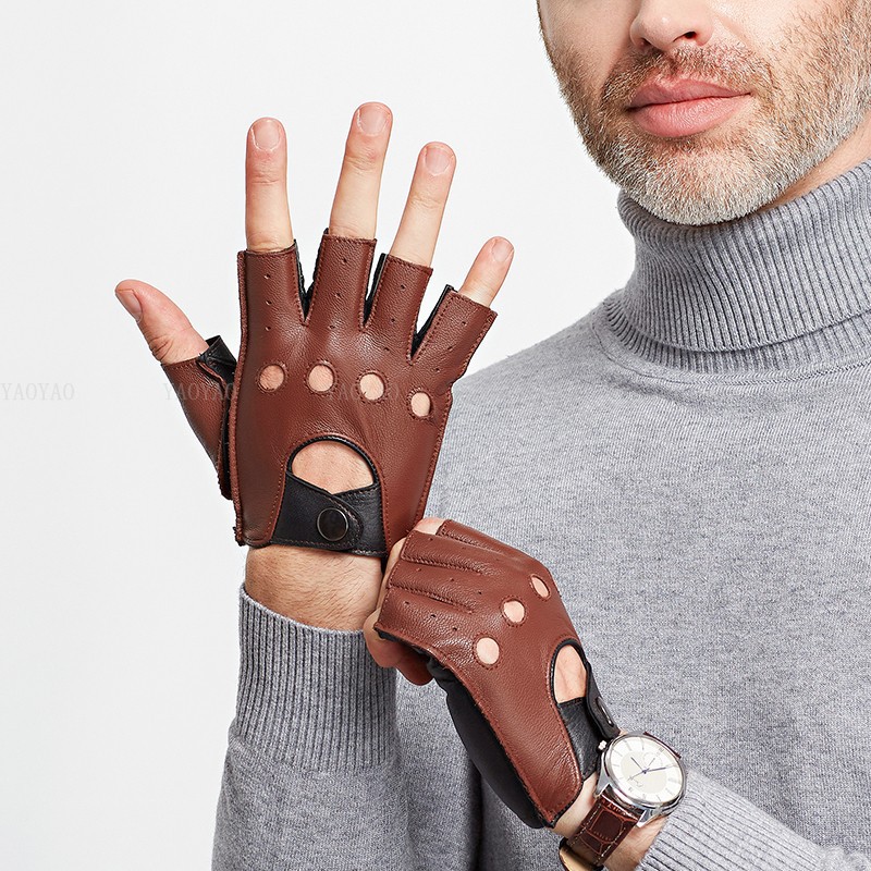 Luvas Finas de Couro Genuíno 1 - Leather Driving Glove avaliação e preço