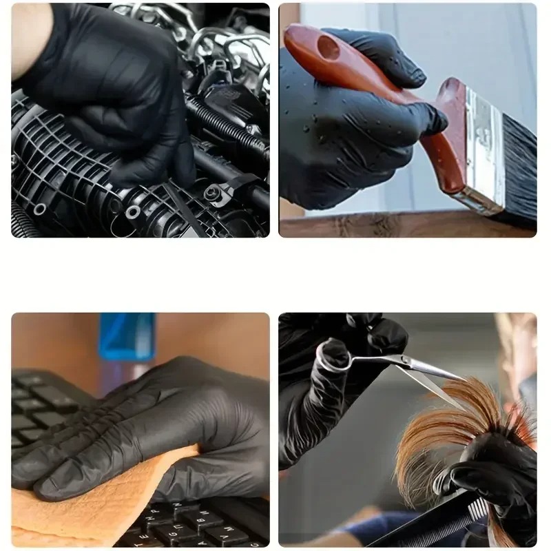 1/100unidades Luvas Descartáve - Latex Disposable Glove avaliação e preço